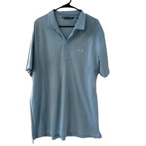 Travis Mathew Light Blue Polo Shirt - Men’s Size XXL